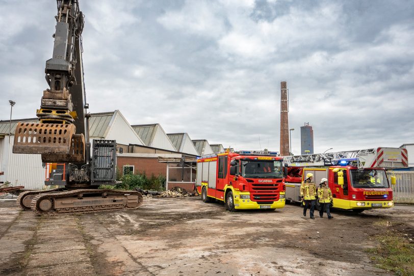 Die Arbeiten für die neue Feuerwache an der Florianstraße beginnen.