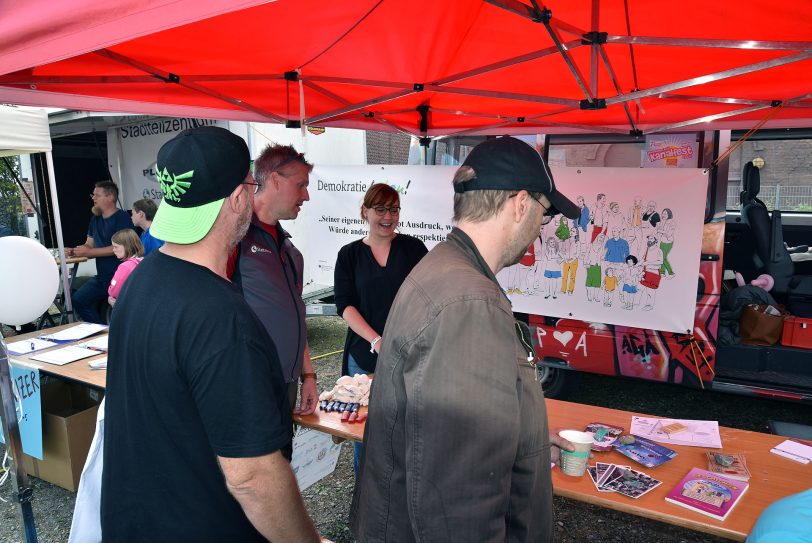 Kanalfest 2018 unter dem Motto - Demokratie leben in Wanne.