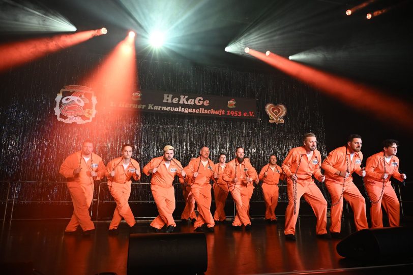 Auftritt der Herren-Showtanzgruppe