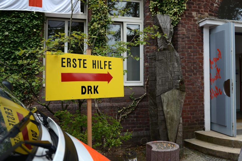 Erst-Hilfe-Kursus beim DRK.