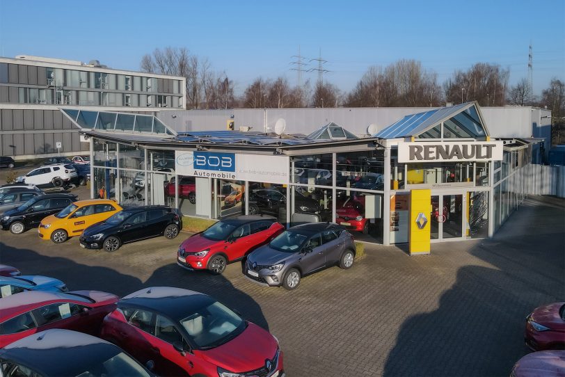 BOB Automotive Group stattet das Autohaus an der Forellstraße mit einer Solaranlage aus..