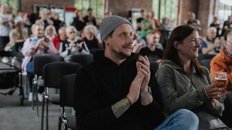 Benefiztag an der Künstlerzeche Unser Fritz mit der Vorstellung der neuen "Bühne Unser Fritz", ein freies Theaterprojekt.