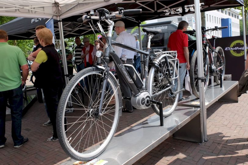 Impressionen von der ersten E-Bike Messe e:Motion auf Zeche Ewald.