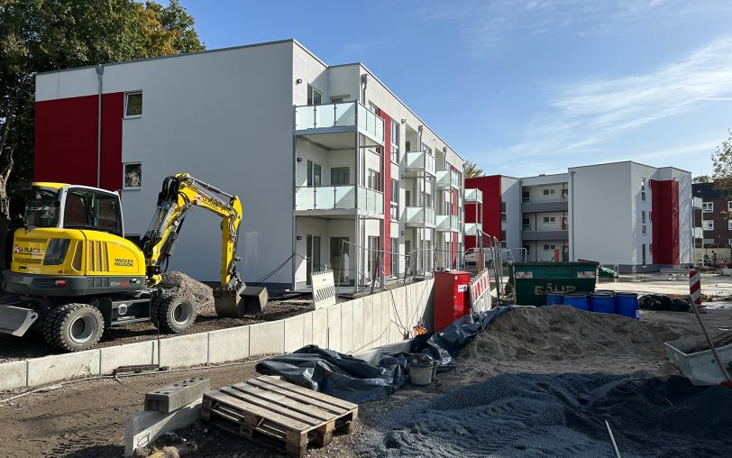 Am DRK-Quartier an der Gabelsbergerstraße entstehen Wohnungen (Archivfoto).
