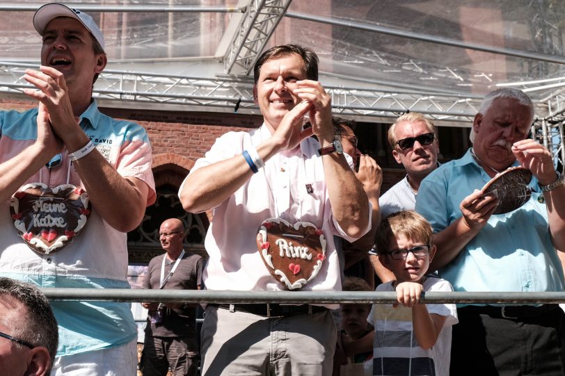 Cranger Festumzug 2018 vor der Christuskirche in Wanne-Mitte.