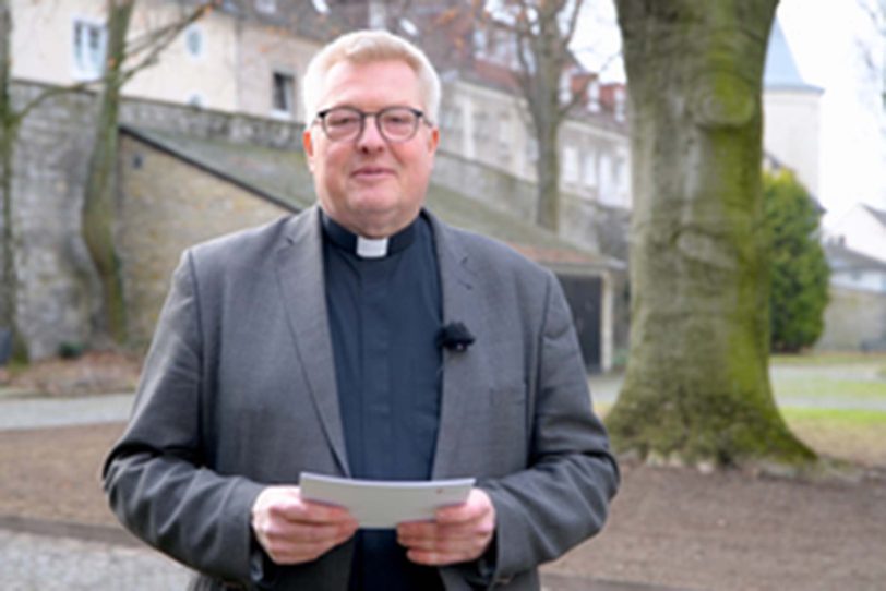 Diözesanadministrator Monsignore Dr. Michael Bredeck wendet sich mit einem Videogruß zur Fastenzeit an alle Menschen im Erzbistum Paderborn