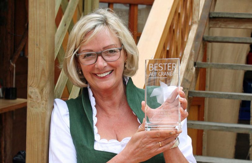 Trudi Renoldi gewinnt den Crange Award 2014.