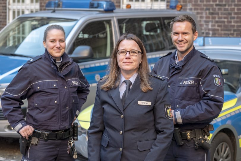 Nicole Pletha, Polizeikommissarin Lisa Engwer, Polizeioberkommissar Benjamin Strehl.