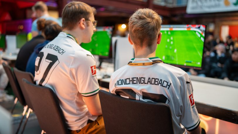 Finale der GG Open in den Flottmann-Hallen am Donnerstag (21.12.2023). Gespielt wurde "EA FC 24", Sieger wurde das Team von "Rölle 1923".