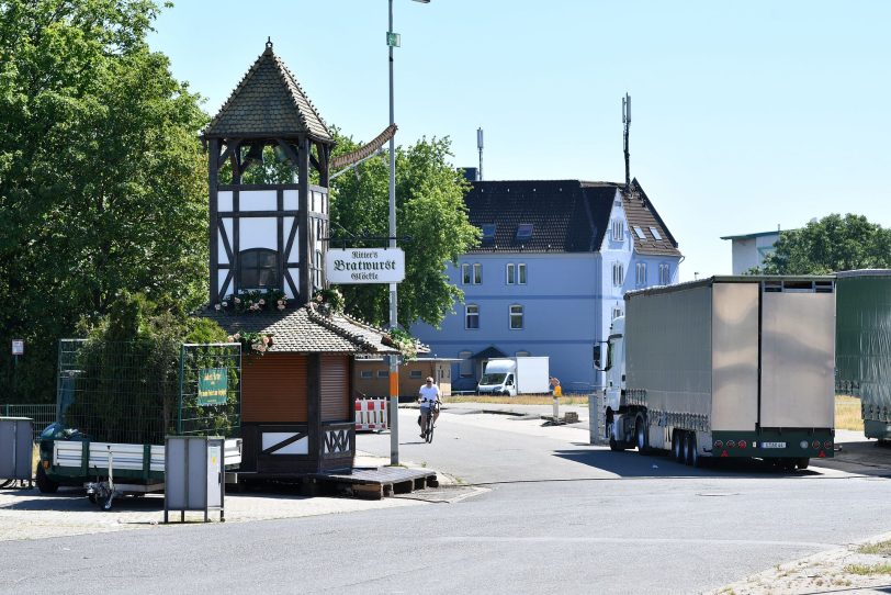 Impressionen vom Aufbau der 535. Cranger Kirmes 2019