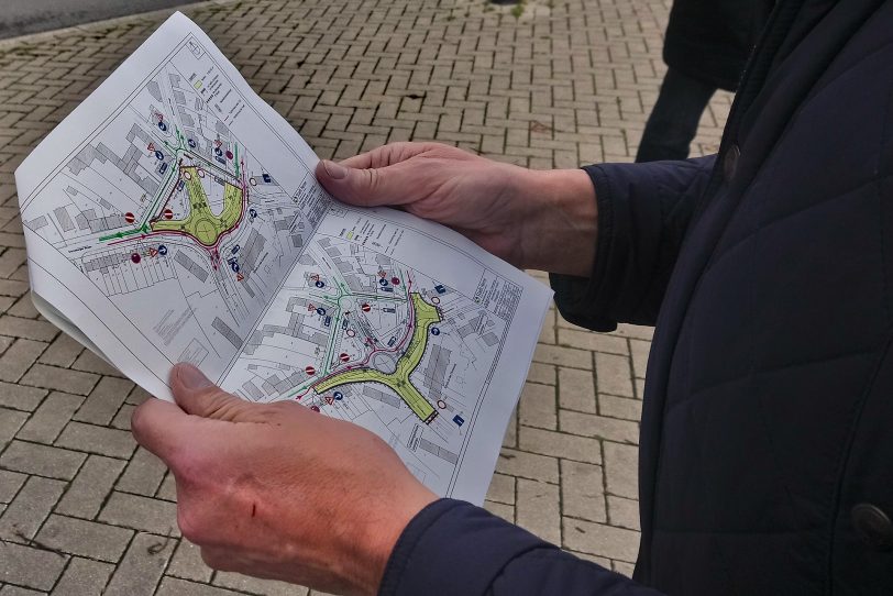 Blick auf den Plan.