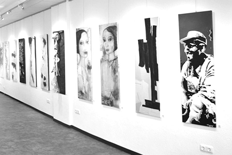 Ausstellung in der Galerie Kunstpunkt. (Symbolbild)