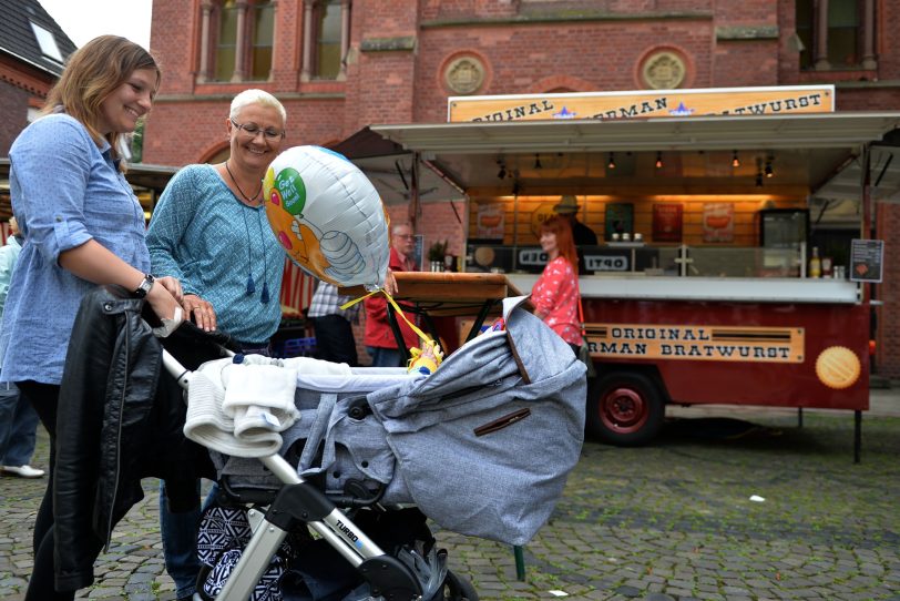 Feierabendmarkt in Wanne-Mitte am Freitag (17.6.2016).