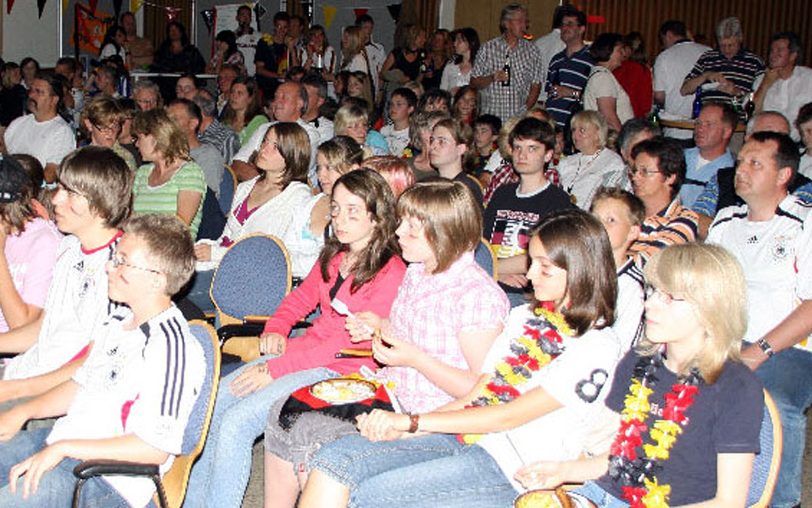 Public.Viewing in der Stephanus-Gemeinde zur WM 2010.