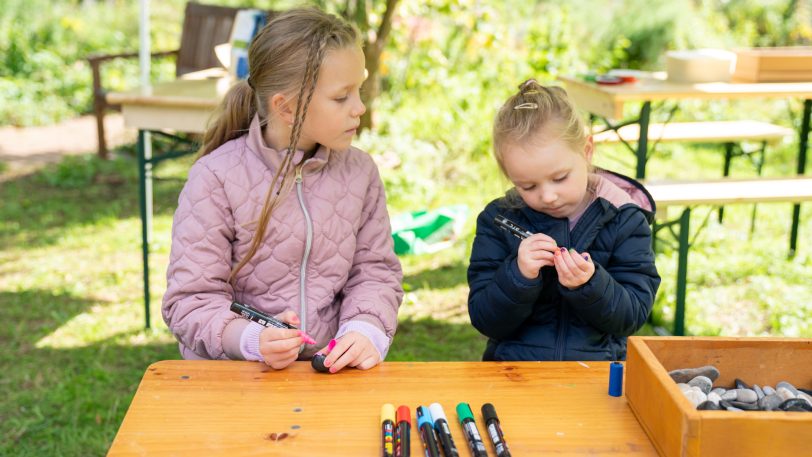 Beim Umwelt- und Familienfest an der Biologischen Station präsentierten sich am Sonntag (25.9.2022) rund 20 Verbände und Vereine.