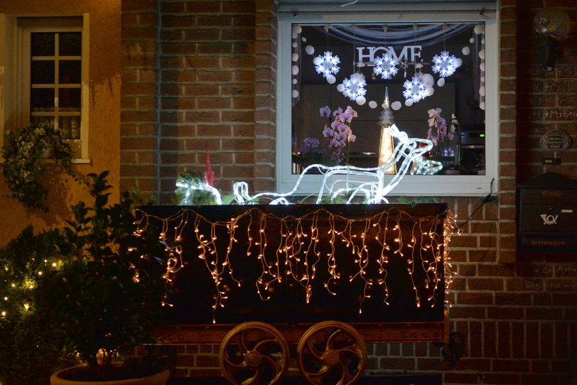 Weihnachtsbeleuchtung 2020 in Herne.