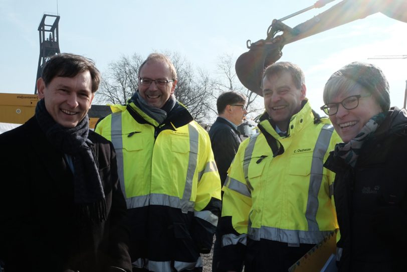 Dr. Frank Dudda, Rainer Middelmann, Claus Ostheide und Dr. Regine Schmalhorst.