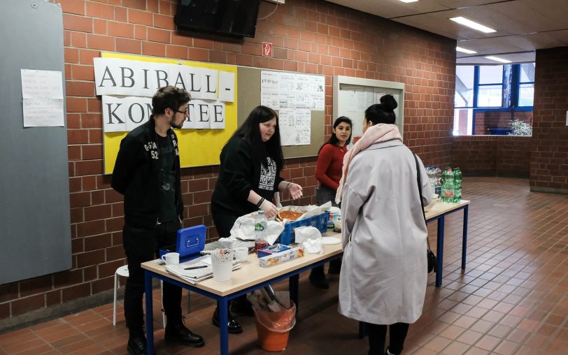 Beim Tag der offenen Tür 2018 in der Gesamtschule Wanne.
