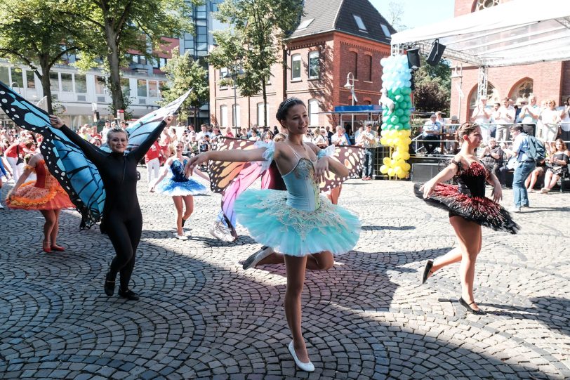 Cranger Festumzug 2018 vor der Christuskirche in Wanne-Mitte.