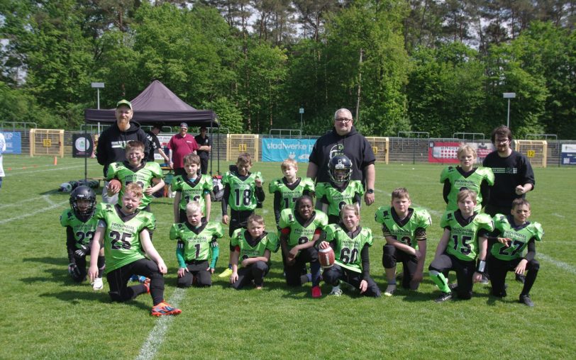 Die U10 der Black Barons.