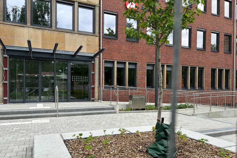 Das Gebäude der Agentur für Arbeit an der Markgrafenstraße.