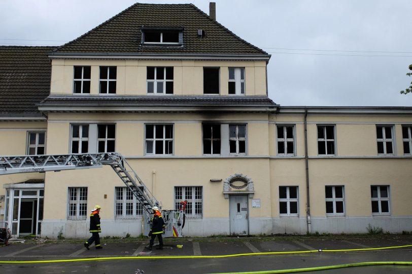 Der Brand im Hauptbahnhof Wanne-Eickel.