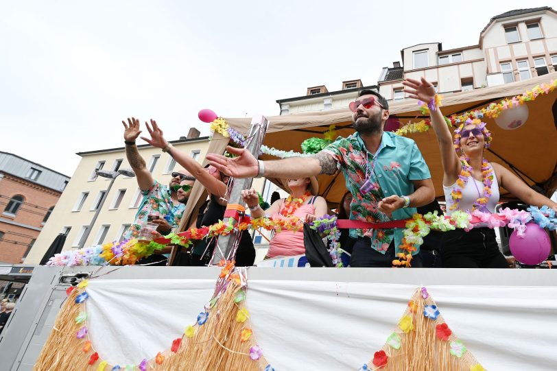 Seniorendienst Melzer – die Strandparty auf dem Wagen wurde zum Sieger erkoren.