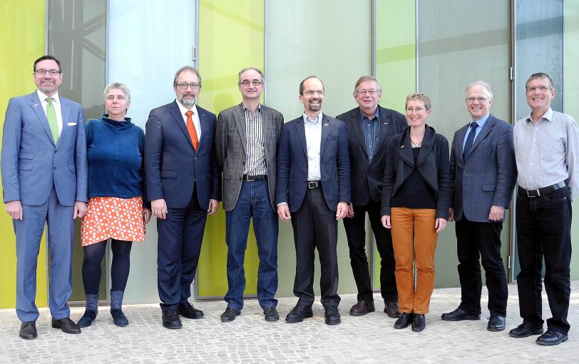 Der Neue ADFC-Bundesvorstand mit dem Vorsitzenden Ulrich Syberg (l.).