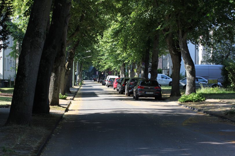 Kampfmittelfund an der Kastanienallee am Donnerstag (23.6.2022).