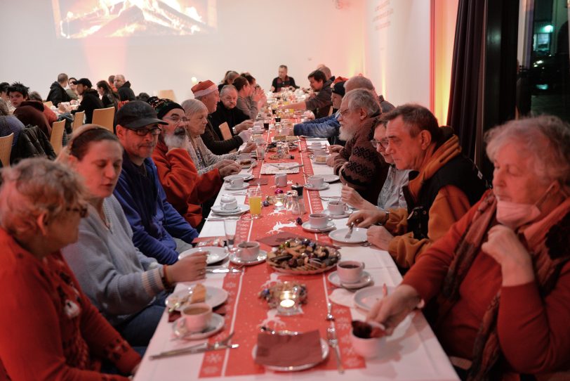 CVJM-Feier für obdachlose und bedürftige Menschen im Ludwig-Steil-Forum.