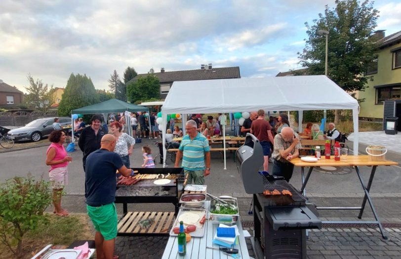 Straßenfest an der Saarlandstraße in Eickel.