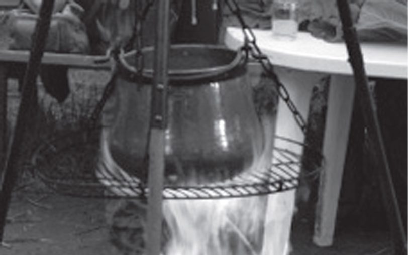 Kräuter-Feuertopf.