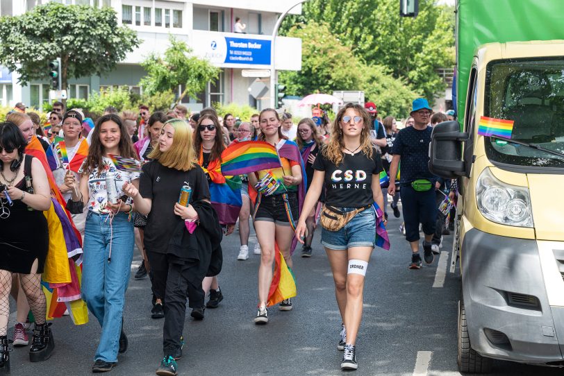 Impressionen vom Christopher Street Day (CSD) 2022 in Herne.