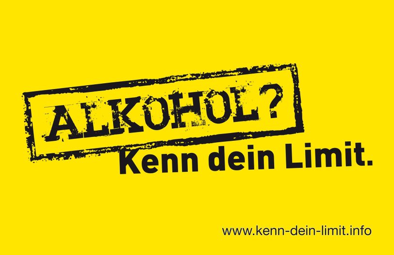 Fahre nur ohne Alkohol.