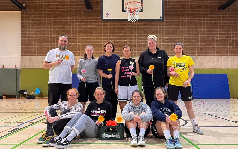 Die Erste Damen der Ruhrpott Baskets holte den Titel in der Landesliga.