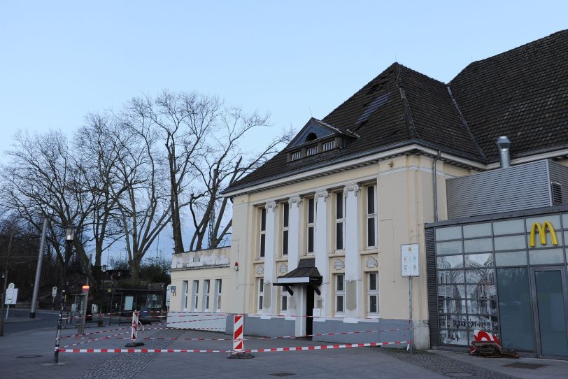 Sturmschäden am HBF Wanne-Eickel