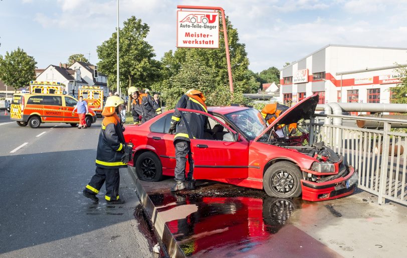 Unfall auf der Holsterhauser Straße.