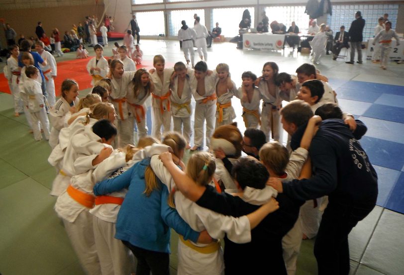 Die Nachwuchsmannschaft der DSC-Judoka.