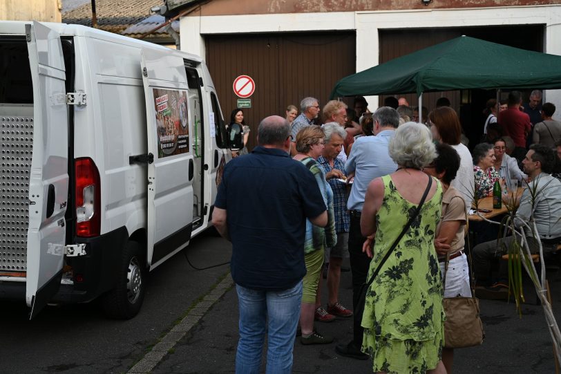 Die mobile Pizzeria von Gerado’s sorgte beim Sofakonzert für Pizza.