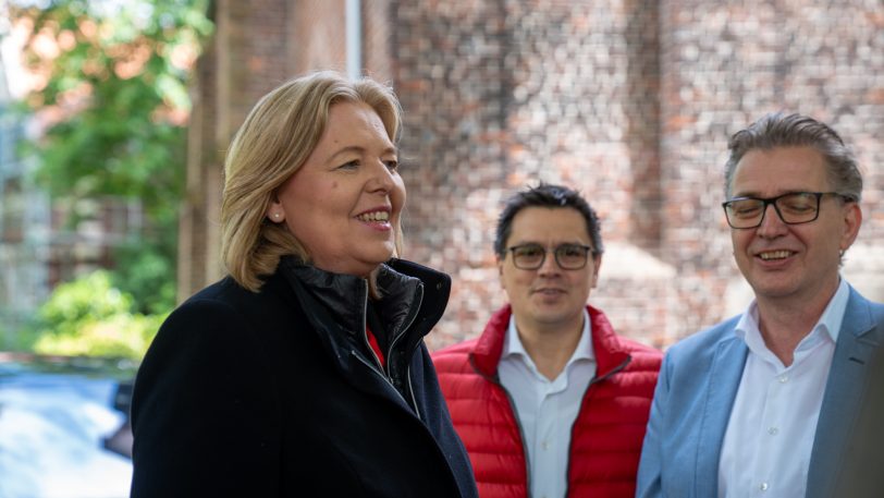 Die Bundesarbeitsministerin Bärbel Bas war der politische Stargast beim SPD-Familienfest am Sonntag (25.5.2025) im Park von Schloss Strünkede.