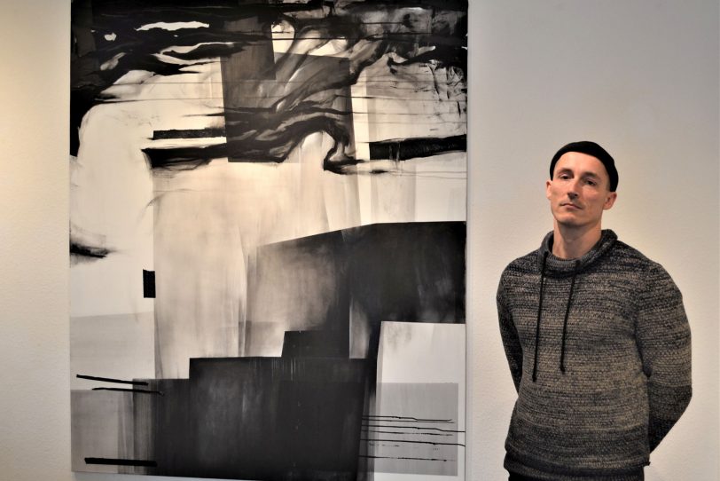 Daniel Pajonk in der neuen Ausstellung 