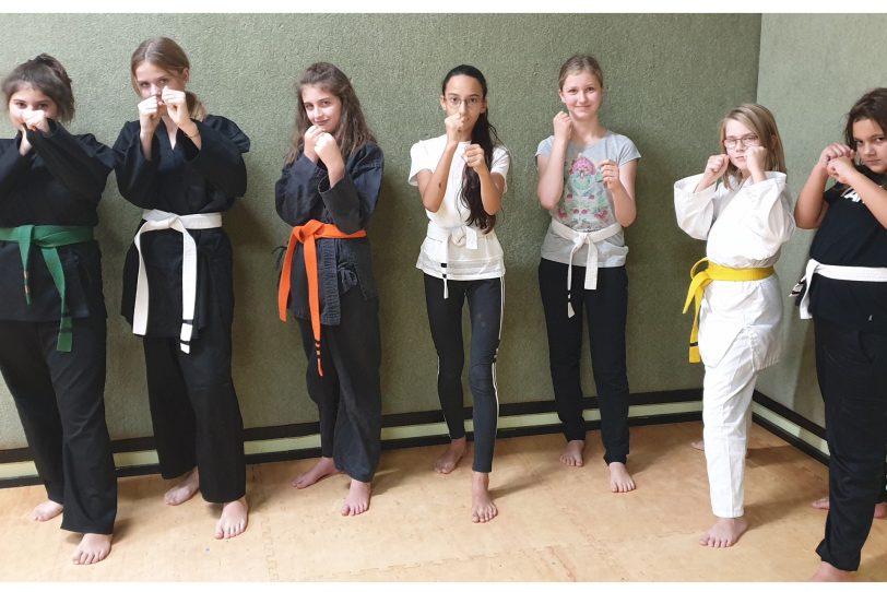 Die Bushikan Self Defence Jugendgruppe.