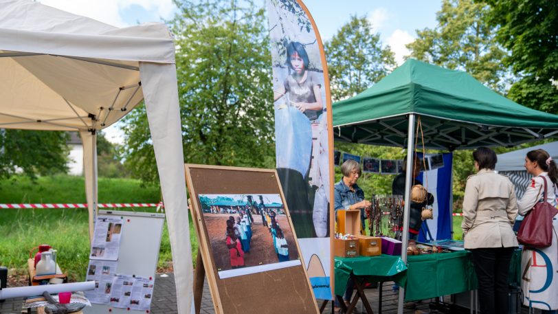 Beim Umwelt- und Familienfest an der Biologischen Station präsentierten sich am Sonntag (25.9.2022) rund 20 Verbände und Vereine.