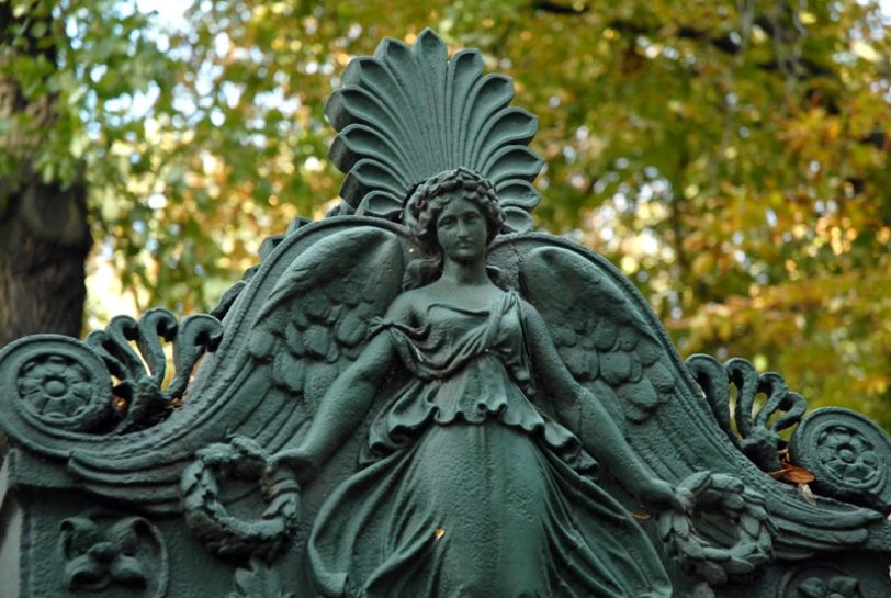 Engelskulptur.