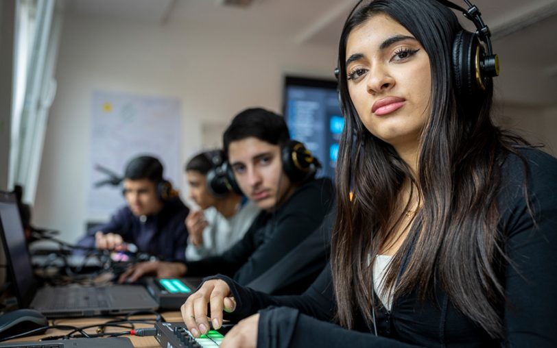 Zusammen wurden Beats produziert.