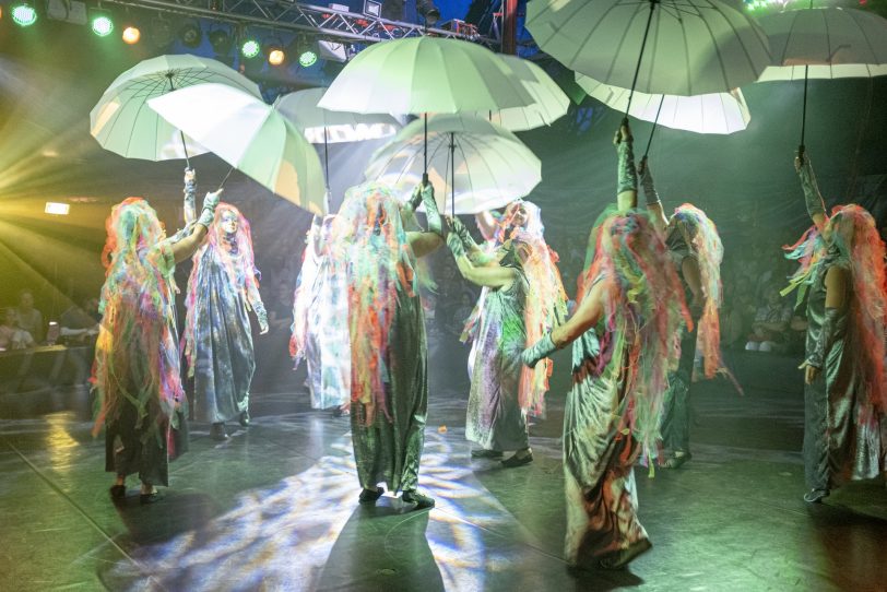 „Kuriosum“: Nachmittagsvorstellung beim Familiencircus Schnick-Schnack in Herne (NW), am Donnerstag (20.06.2019).