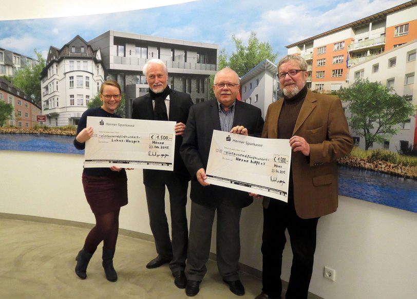 v.l. Sonja Ogaza, Dr. Rolf Lücke, Heinz Letat, Hans-Ulrich Schuh.