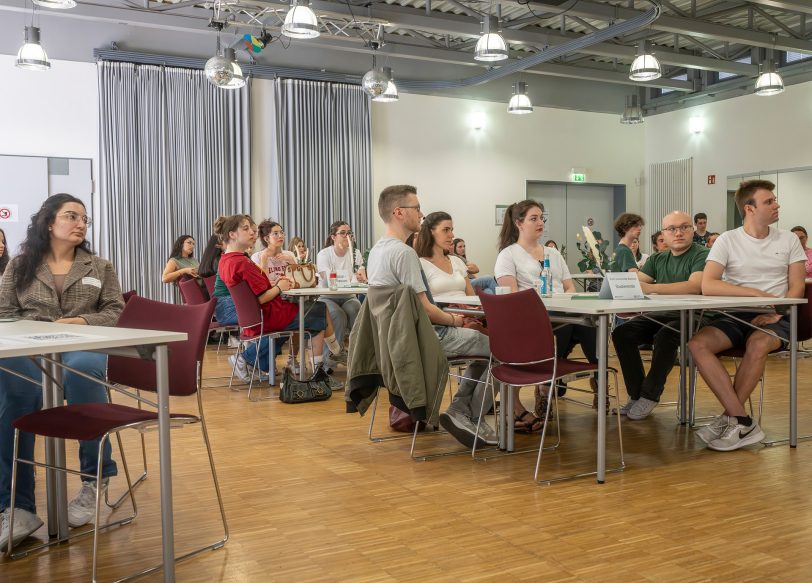 Deutsch-Checker aus dem Schuljahr 2024/25 während der Zertifikatübergabe.
