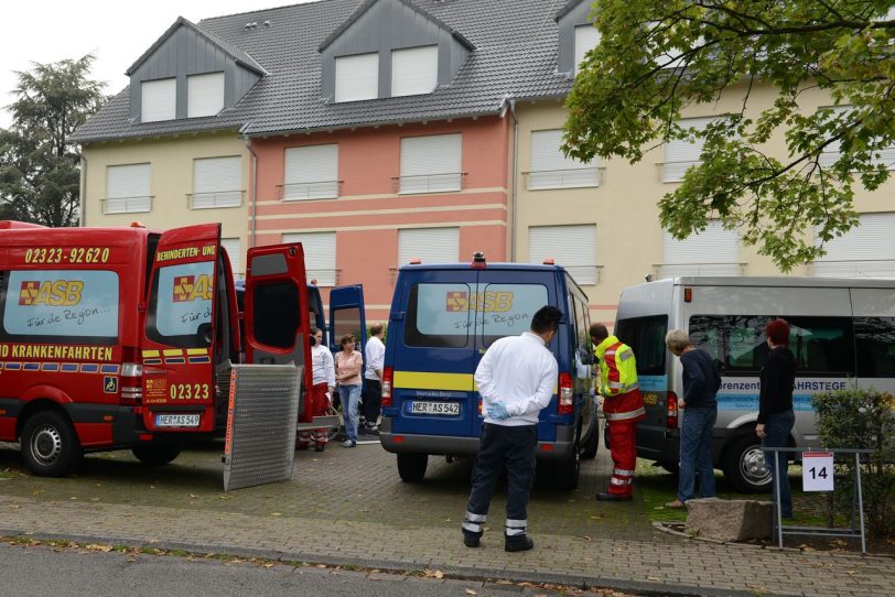 Räumung des ASB-Seniorenheim