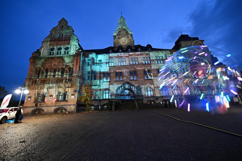 Recklinghausen leuchtet nach eine Jahr Corona-bedingter Pause wieder.